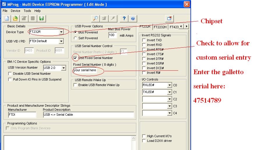 Galletto 1260 Drivers Windows 7