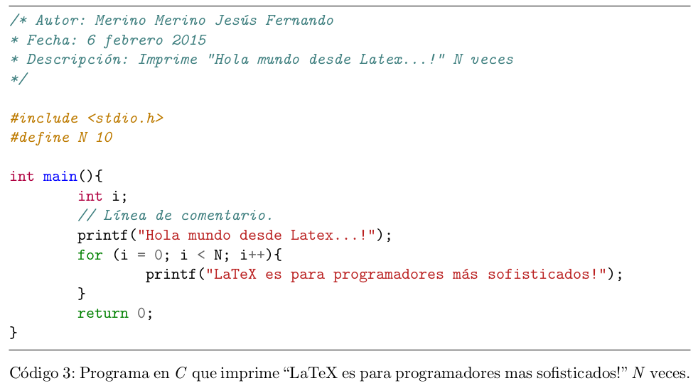 Solución al problema de mostrar acentos en Latex usando minted.