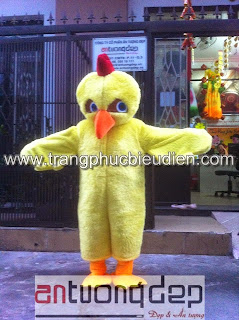 may bán mascot con gà
