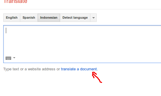 Cara Translate File Dokumen Menggunakan Google Translate