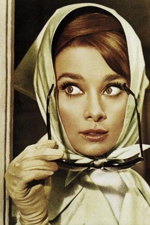 Audrey Hepburn was on of the first women to make a headscarf into a stylish
