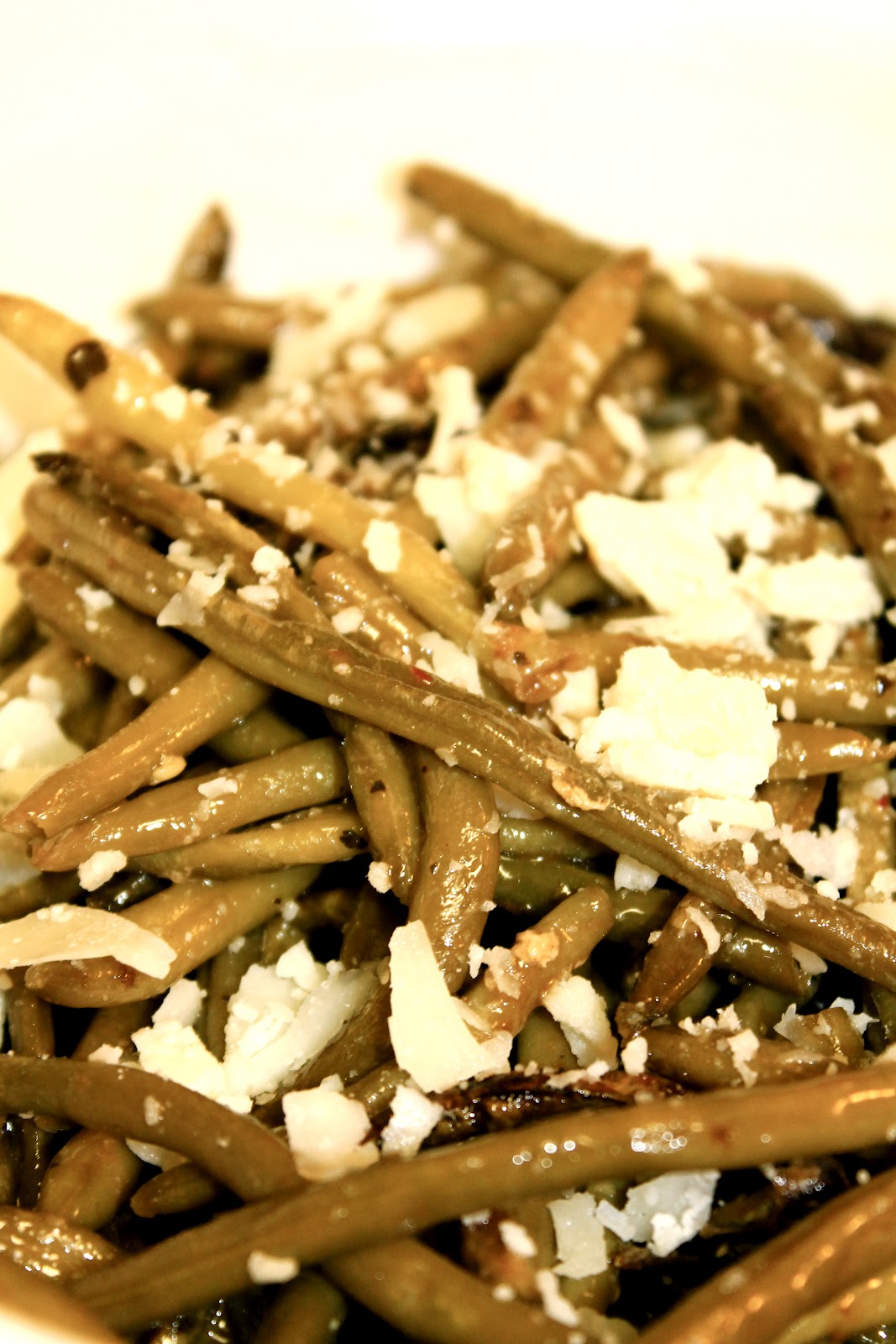 Dancing in the Minefields Balsamic Roasted Green Beans