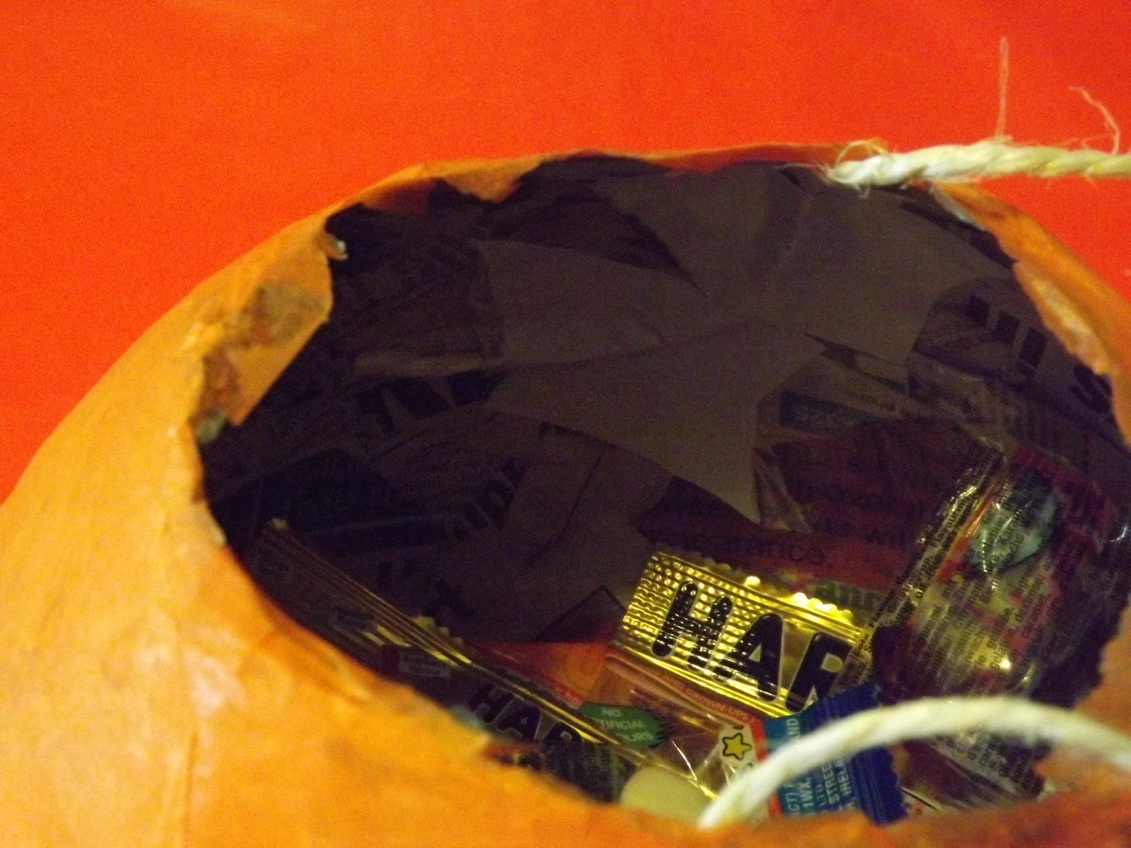 Me and my shadow Papiermâché Pumpkin Piñata