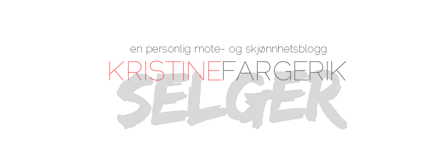 KRISTINEFARGERIKS SALGSBLOGG