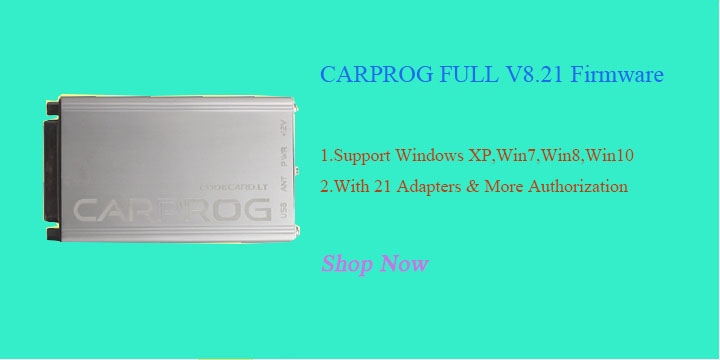 Carprog Full V8.21 Firmware Perfect Online Version with All 21 Adapters Including Much More Author