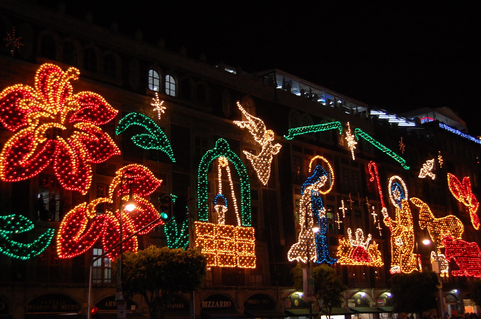 TacoBlog Weihnachten im Stadtzentrum von MexikoStadt