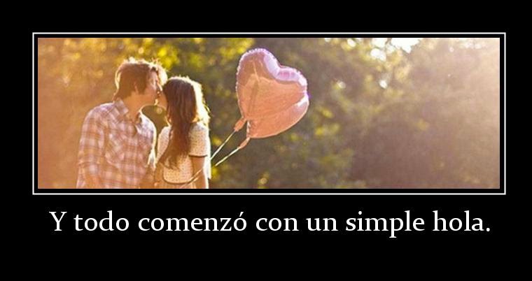 Resultado de imagen de frases Un simple hola
