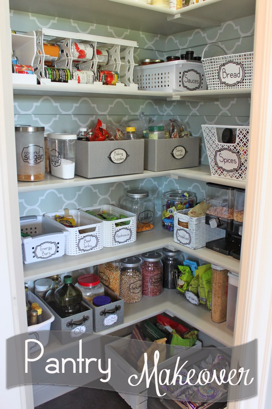 a little of this, a little of that Pantry Makeover!