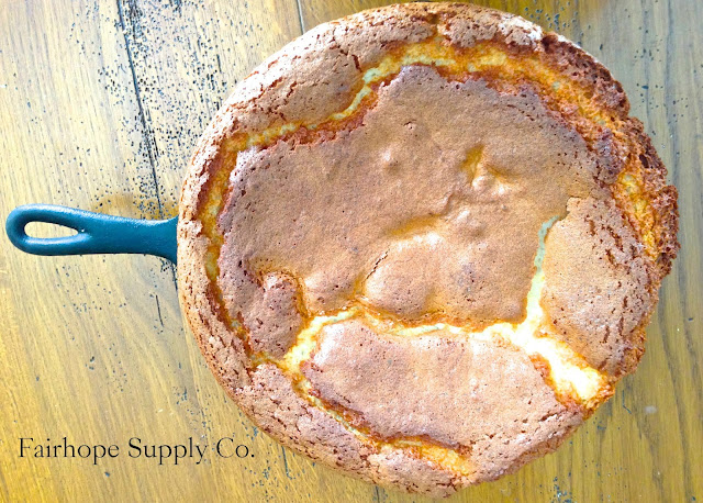cake in a cast iron skillet - Fairhope Supply Co. 