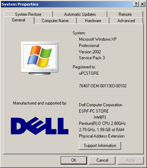 windows xp product key