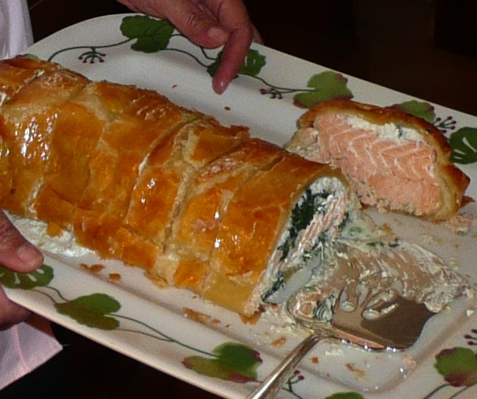 reginanewportfoodblog Salmon en Croute (Salmon Wrapped in Puff Pastry)