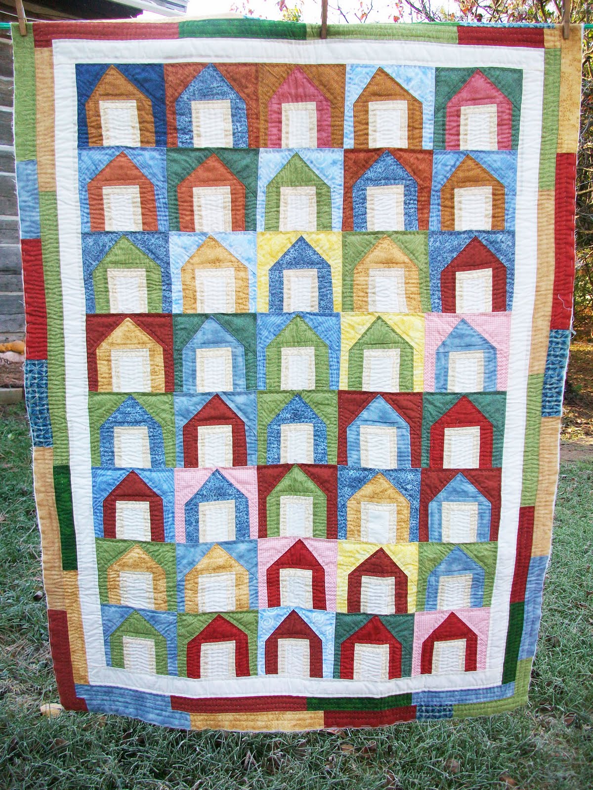 with blueberry heart quilts Houses Quilt
