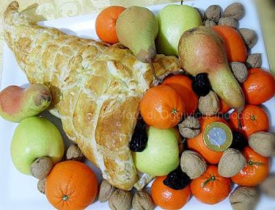 Oggi Vi Cucino Cosi Cornucopia Di Frutta Centrotavola Per Capodanno