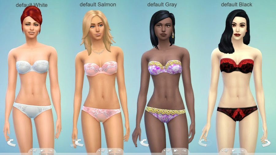 sims -  The Sims 4: Женское нижнее белье, купальники и т.д.  8ebc783da55d