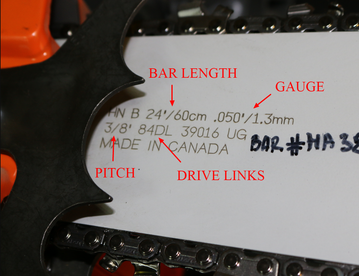 durante rentals construction equipment blog what chain does my how to measure chainsaw size