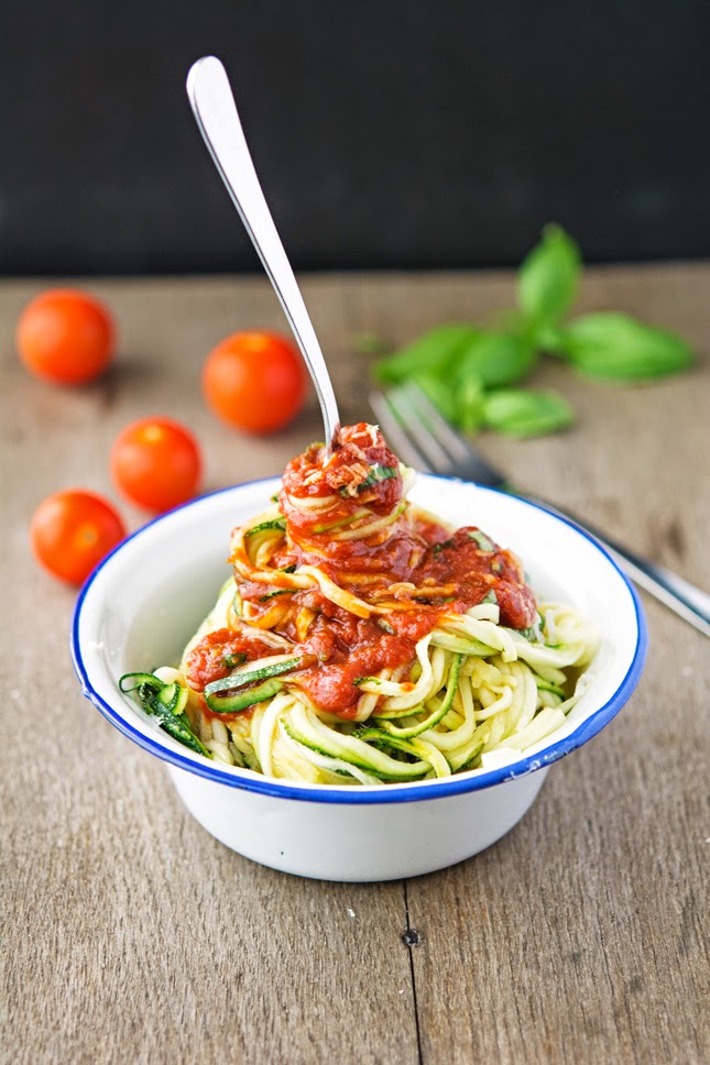 Zoodles With Marinara