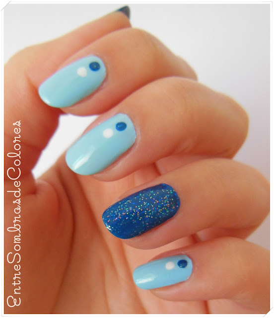 manicura tonos azules