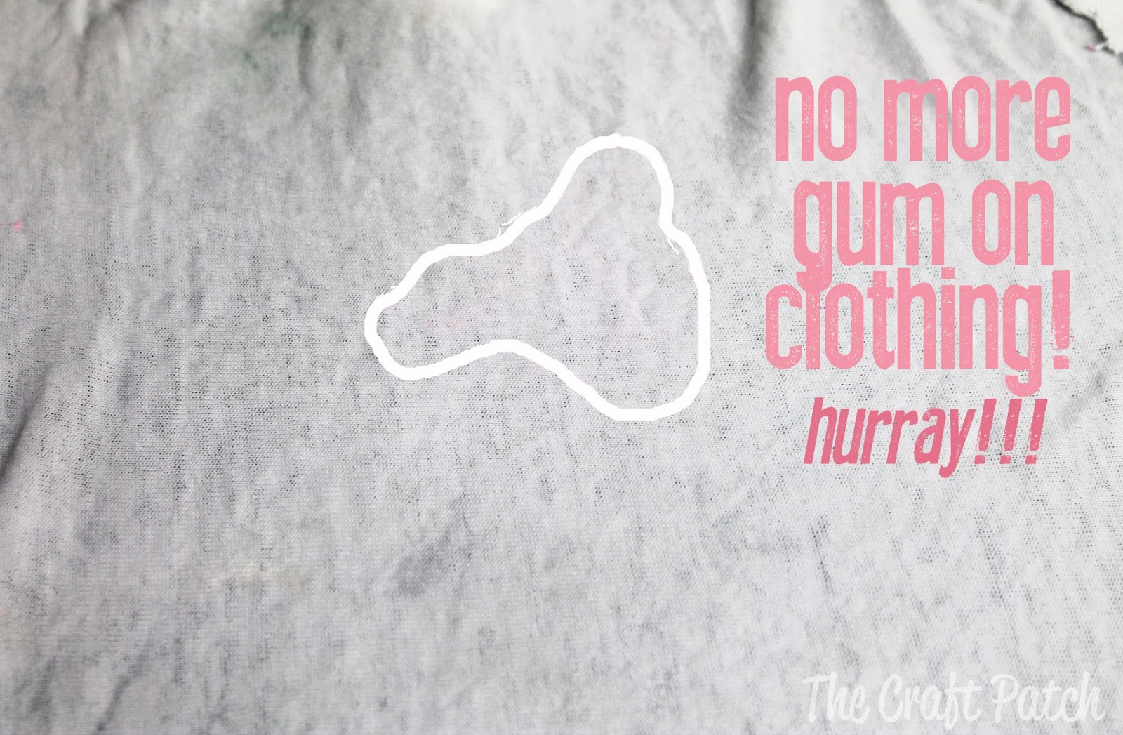 How to Remove Gum from Clothing