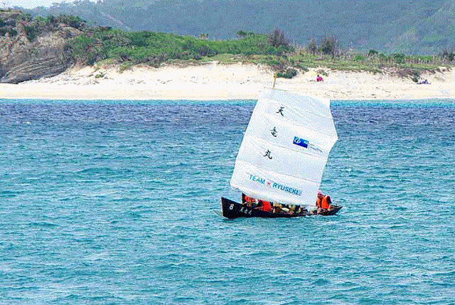island, ocean, sailboat, racing