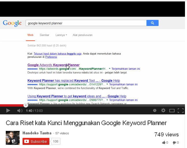 Cara Riset kata Kunci Menggunakan Google Keyword Planner
