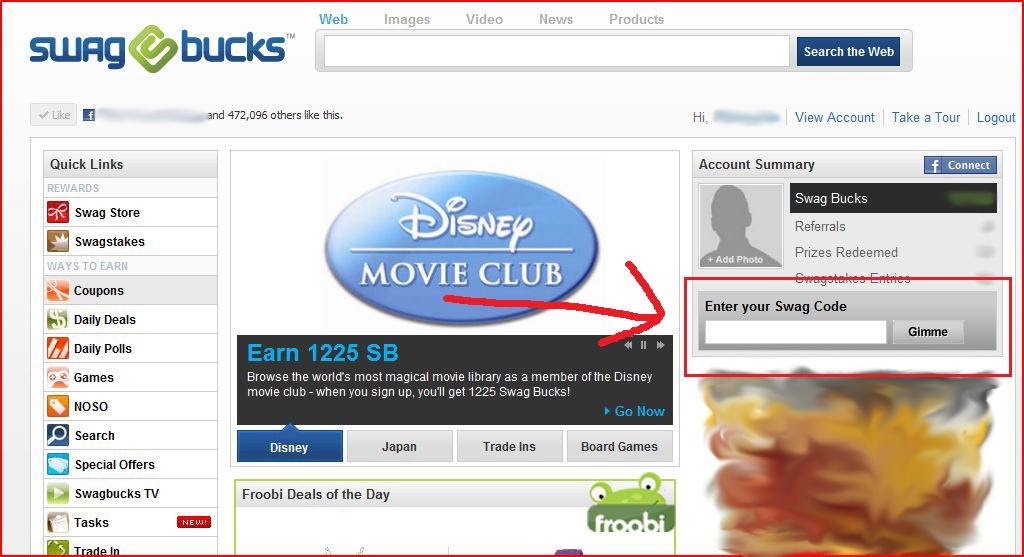 Swagbucks How to Redeem Swag Codes + Tips Free Cash For Life