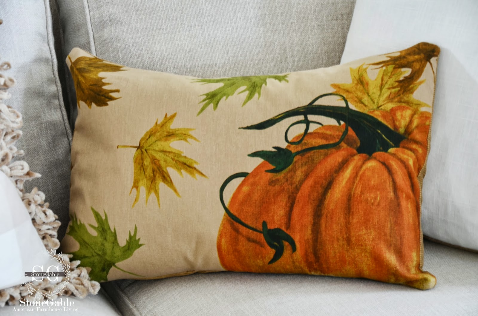 HOW TO MAKE A PILLOW FROM A PLACEMAT StoneGable