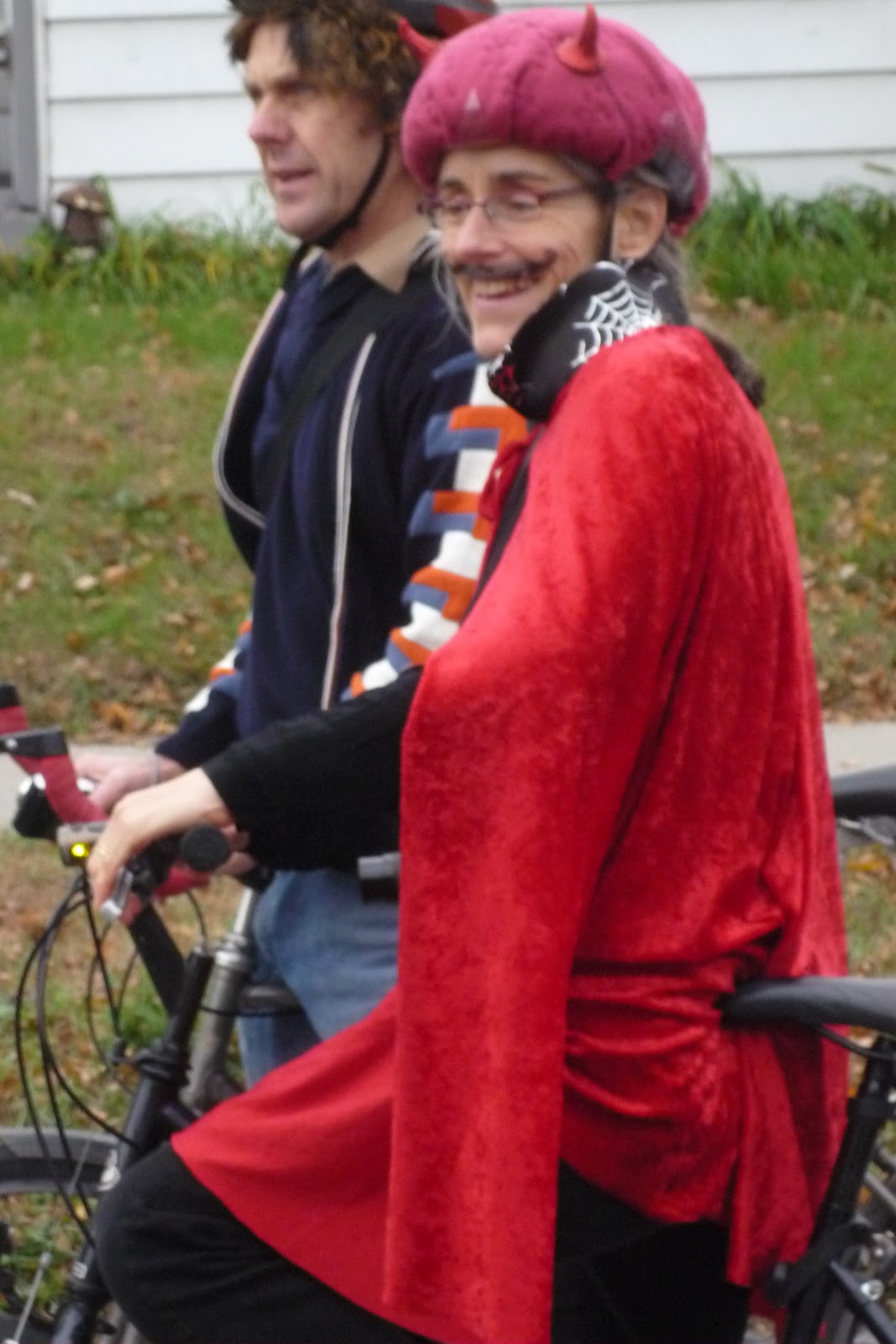 Halloween Bike Ride, Burlington, Vermont. 2012 South Burlington