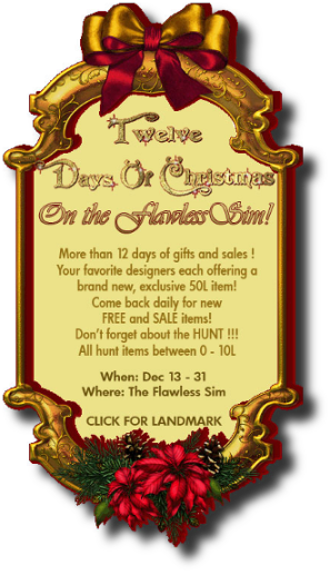 Twelve days to Xmas hunt and cart sale ( 12/13 to 12/31)