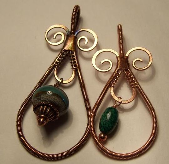 Wire Wrapped Pendant Tutorials Featuring Focal Beads - The Beading Gem