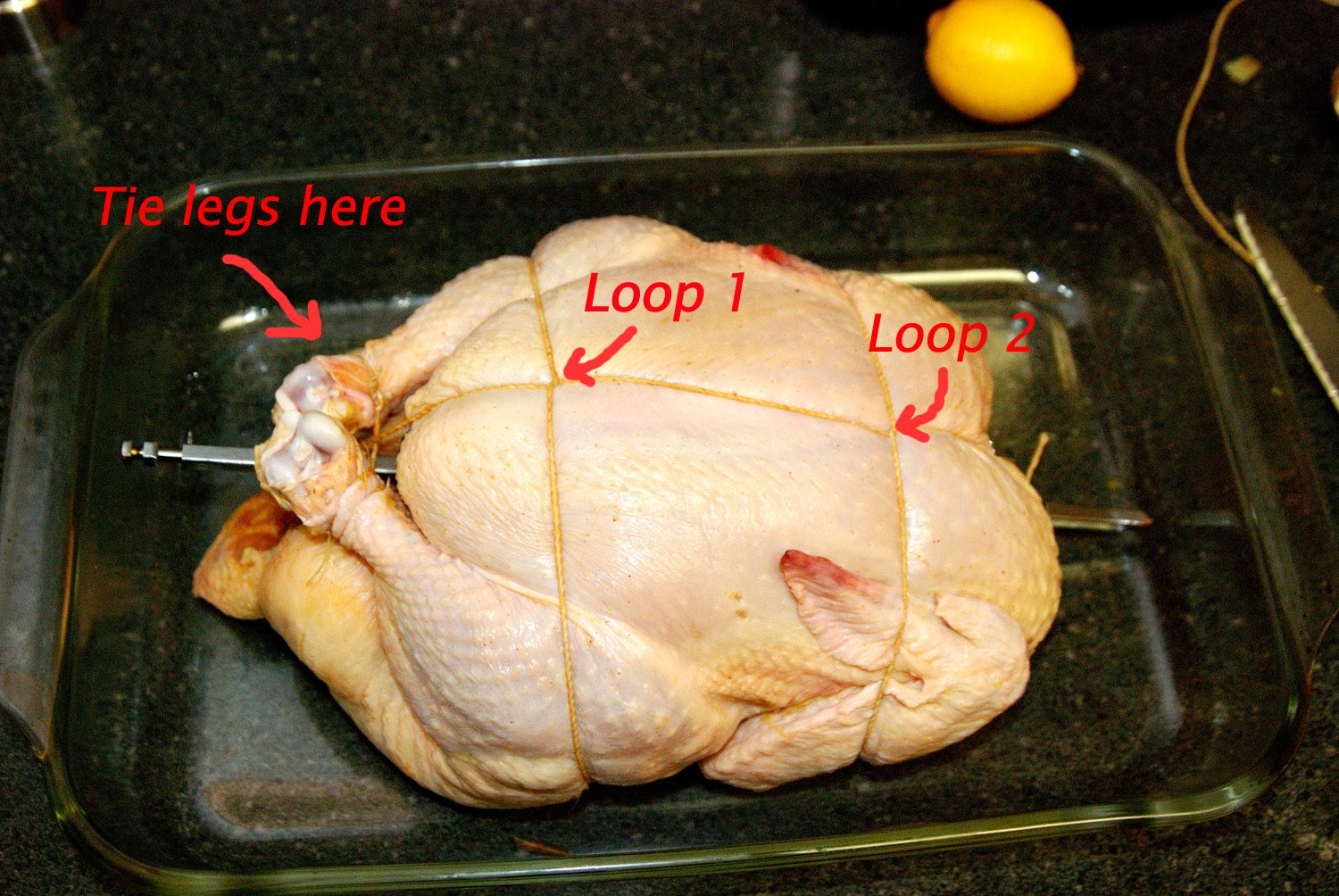 Cue The Food Rotisserie Chicken