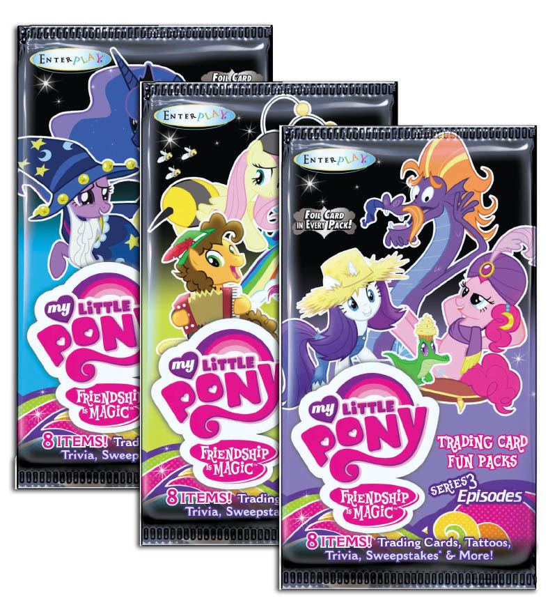 5 PACK LOT Trading Card Fun My Little Pony Series 4 