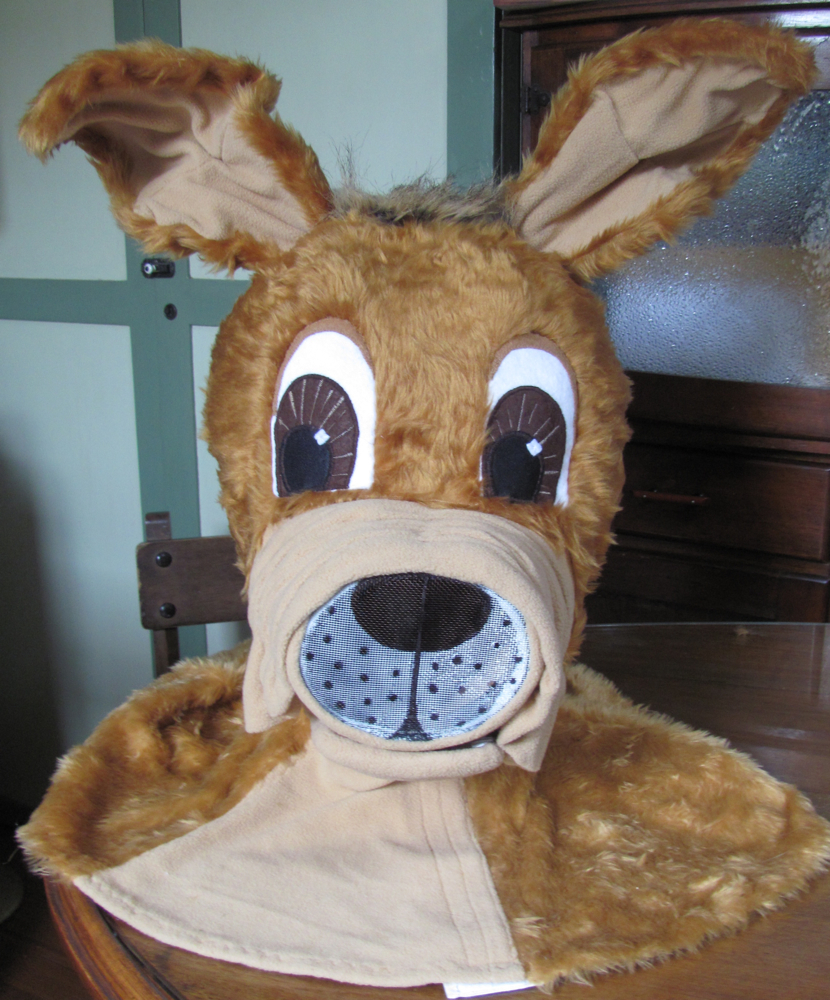 Fashioned by Lyndell Dog Costume The making of a Head
