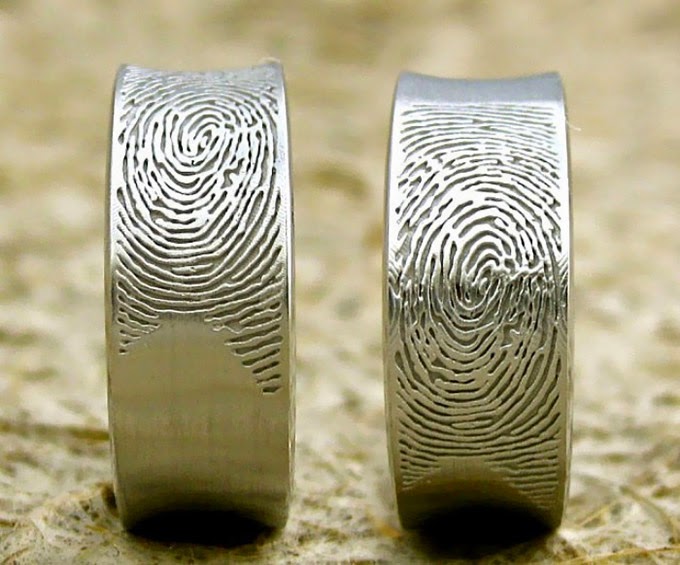 The Incredible Fingerprint Wedding Rings The Motive Blog
