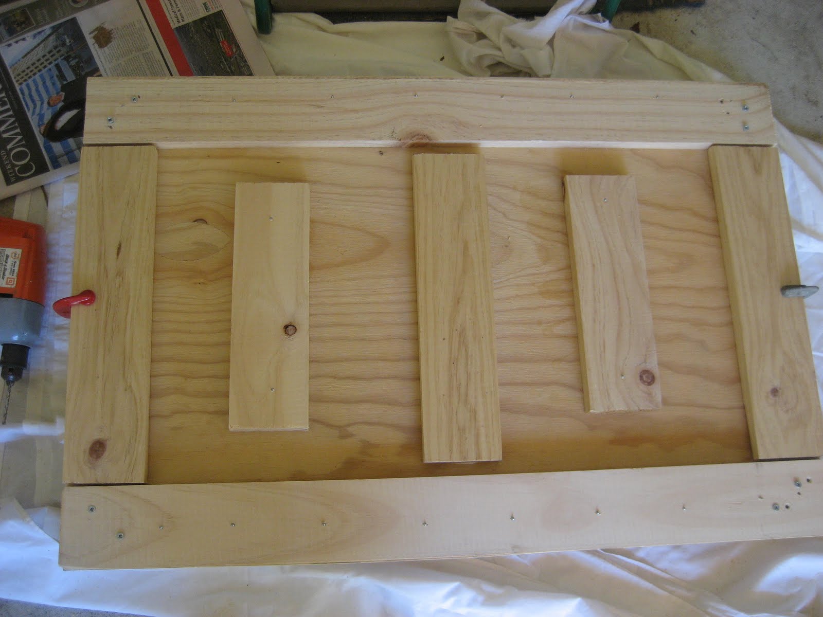 The cut cloth How to make an ottoman