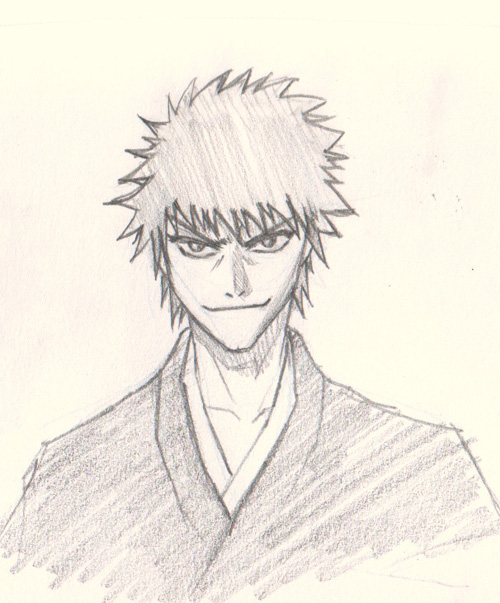 Tutorial Menggambar Anime: Cara menggambar Ichigo Kurosaki