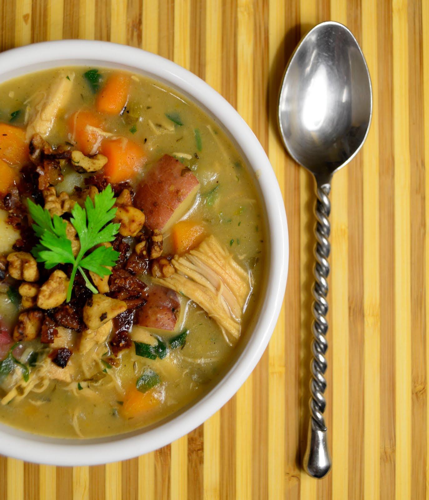 iron stef apple cider chicken stew