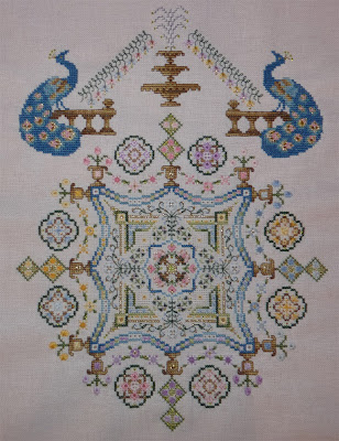 Château,Espagne,SAL,Broderie,Papillon création