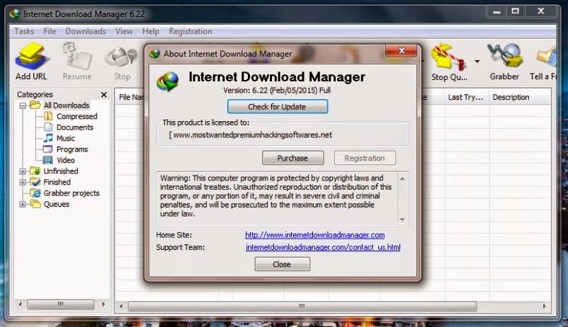 Internet Download Manager 6.22 Crack Full Final Patch build 1