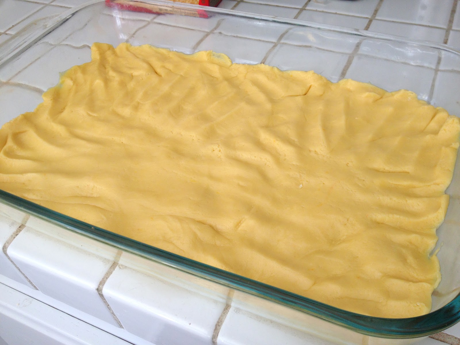 Finding Sunday Almond Gooey Butter Cake