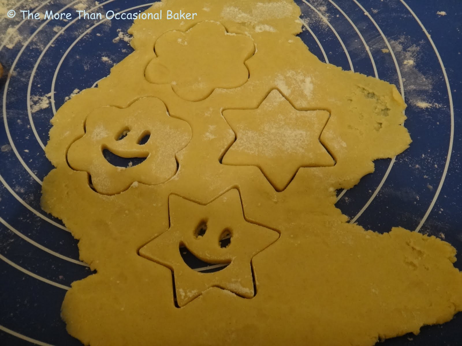 The more than occasional baker Smiley Face Jam Cookies