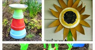 Helping Kids Grow Up: 23 Super Fun Garden Crafts And Activities For Kids