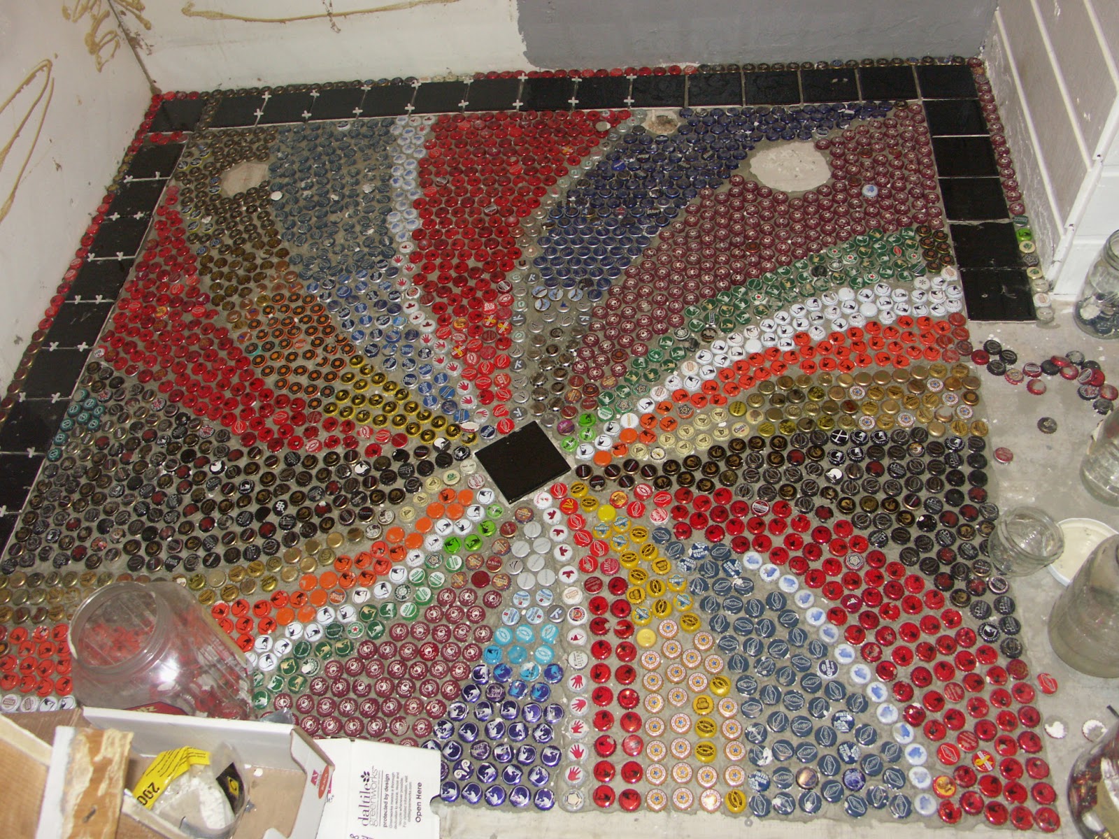 Our Irish Manor Bottle cap floor progressive