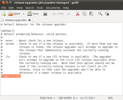 upgrade ubuntu lewat terminal prompt=normal upgrade ubuntu lewat terminal prompt=normal