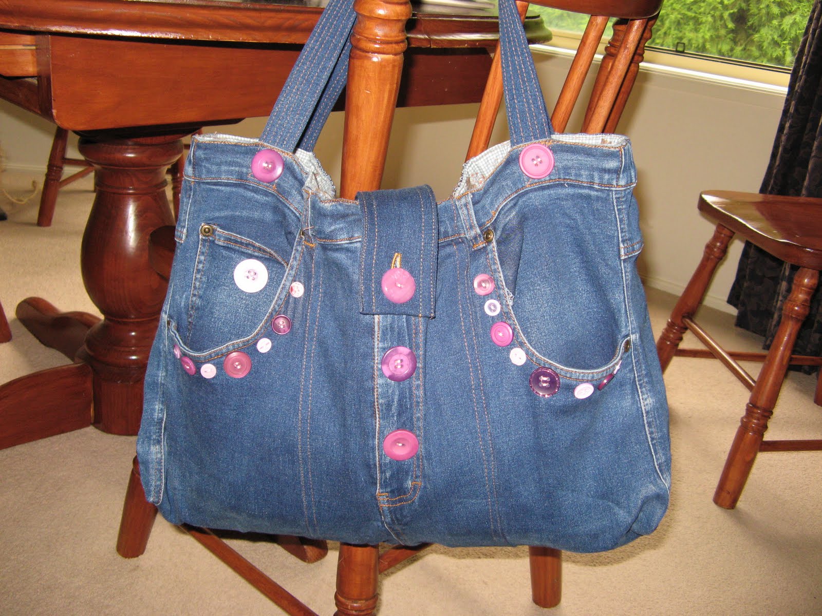 Kimzeee's Sewing Room......... Denim Jeans Bag