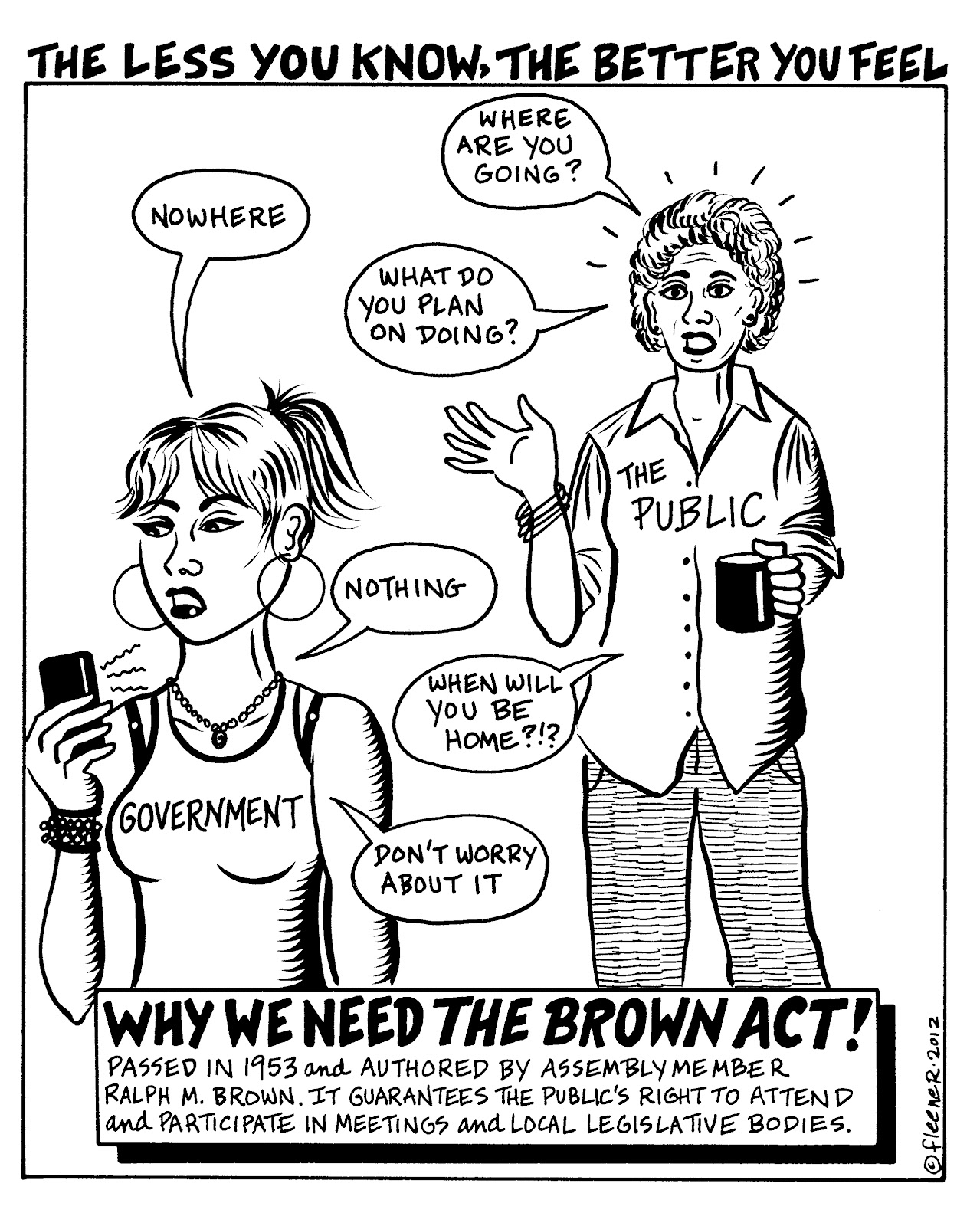 Our Mayor According to Mary Brown Act