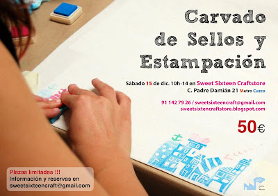 Taller de carvado de sellos y estampación