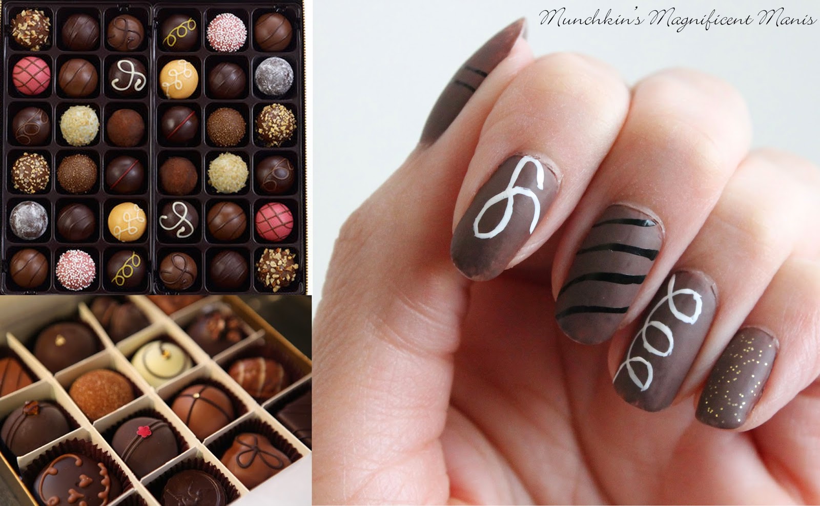 Munchkin’s Magnificent Manis Chocoholic Chocolate Design