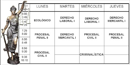 HORARIO 8vo