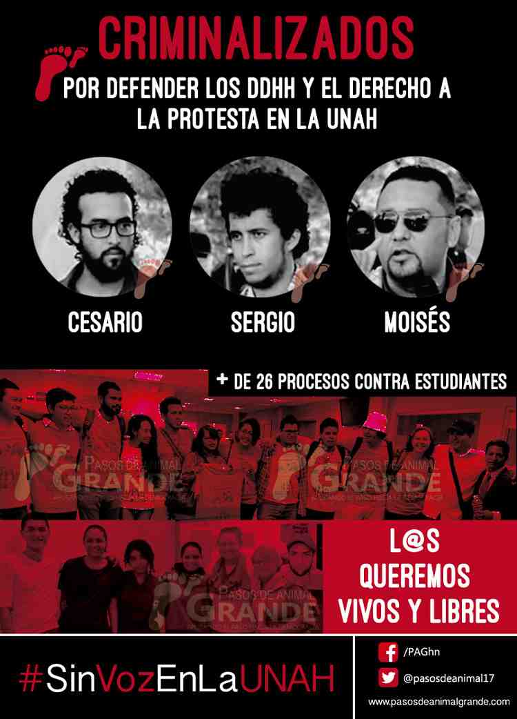 Procesos contra Estudiantes