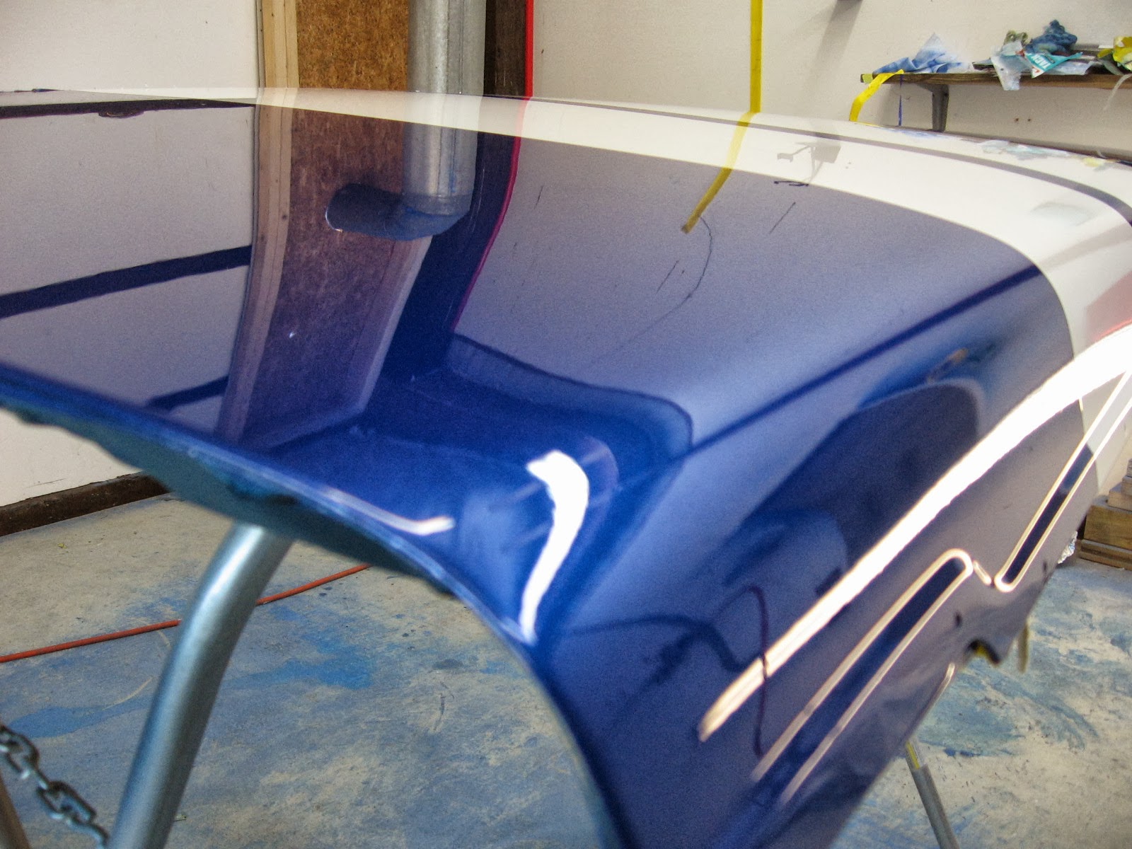 1967 Mustang Restoration Paint part III Spraying clear coat